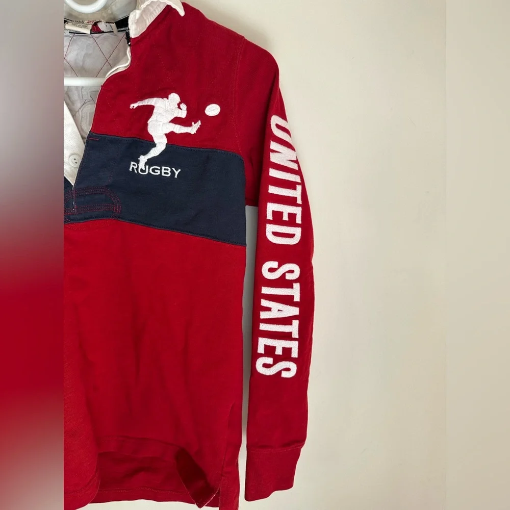 RARE RUGBY RALPH LAUREN WOMEN’S RUGBY COLLARED SHIRT – USA EDITION (2004) $198 - Picture 10 of 15